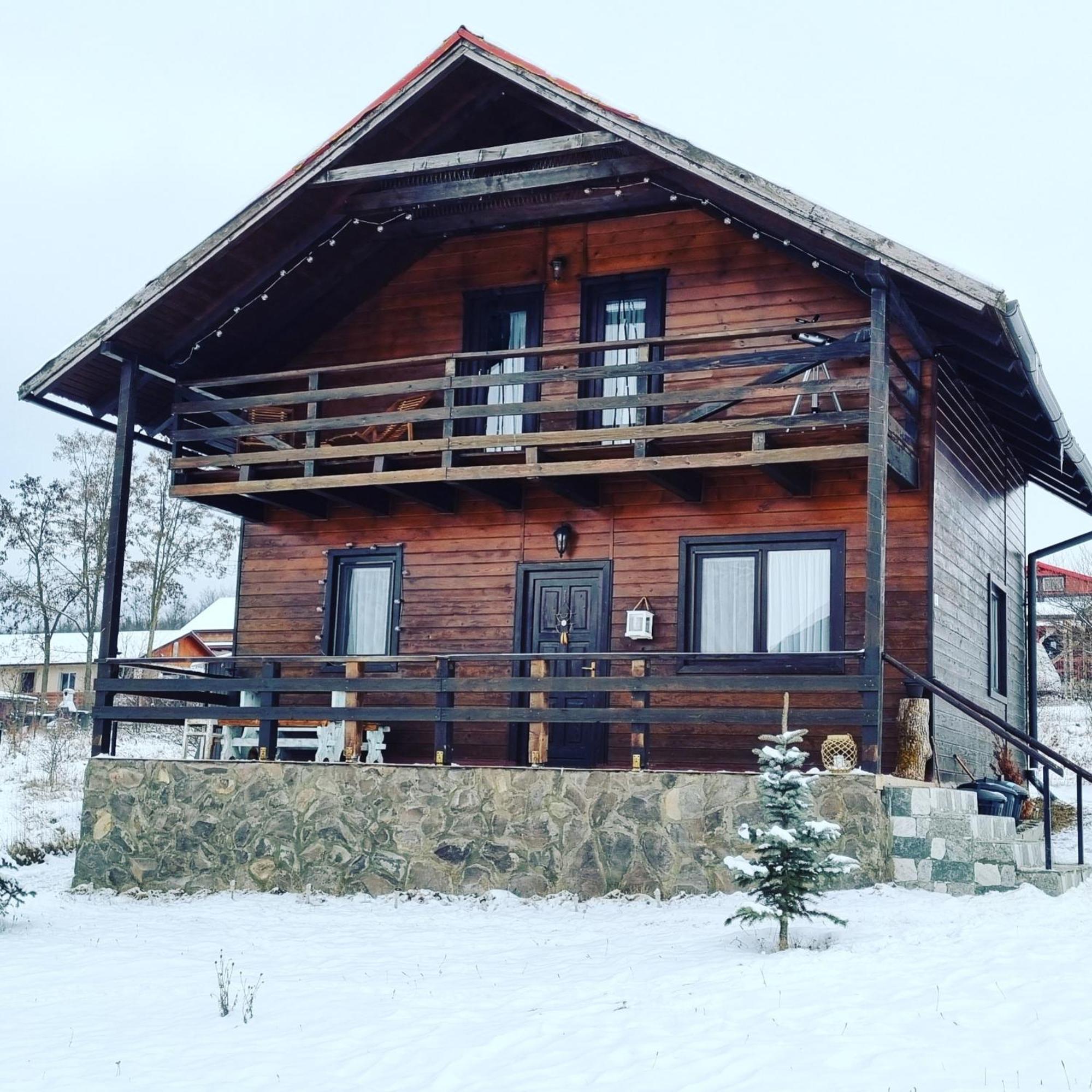 The Wooden Nest -Covasna Villa Exteriör bild